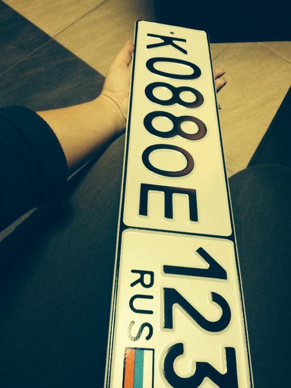 Замена ГОСномера — Honda Civic 5D (8G), 1,8 л, 2008 года | техосмотр ...