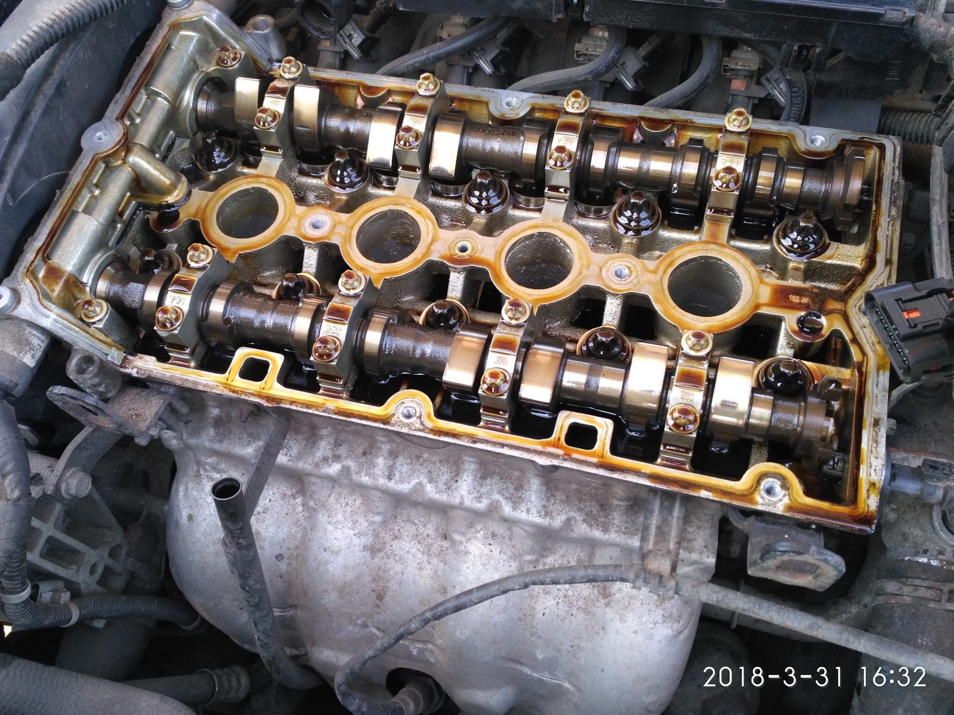 Gm 55354237 прокладка клапанной крышки. прокладка крышка клапан опель 1. 8. 8. артикул прокладки клапанной крышки опель астра н z16xer.