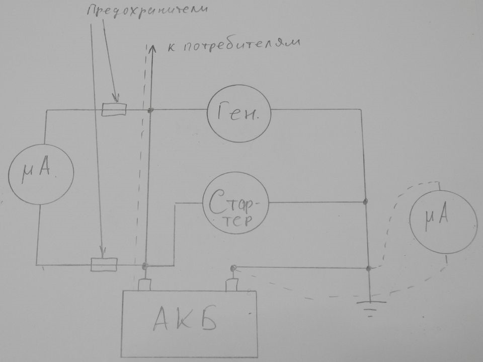 Схема подключения амперметра на мтз