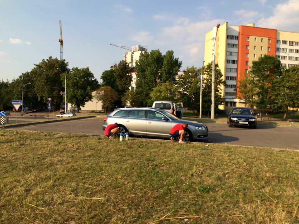 Выездная мойка — Audi A6 Avant (C6), 3 л, 2009 года | мойка | DRIVE2