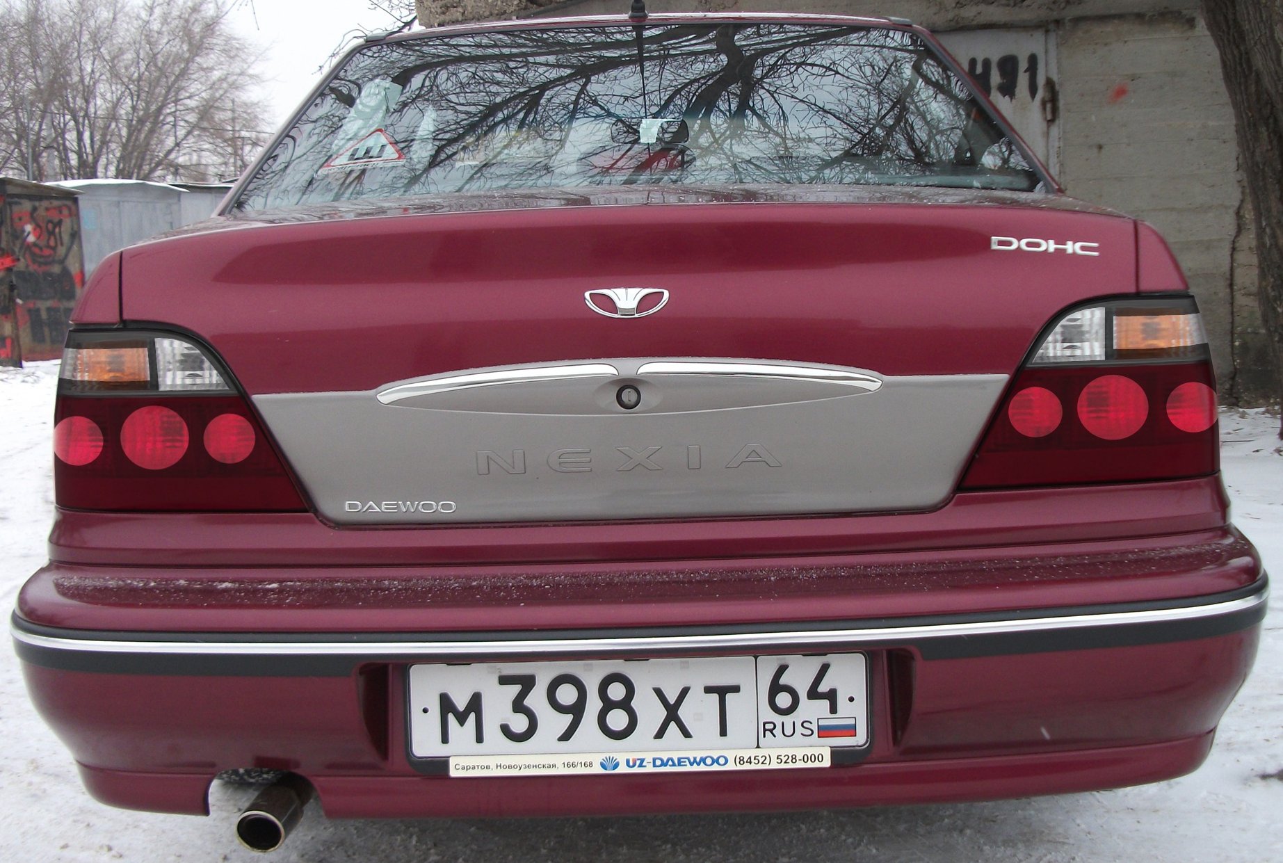 Тонировка задних фар — Daewoo Nexia, 1,5 л, 2006 года | фотография | DRIVE2