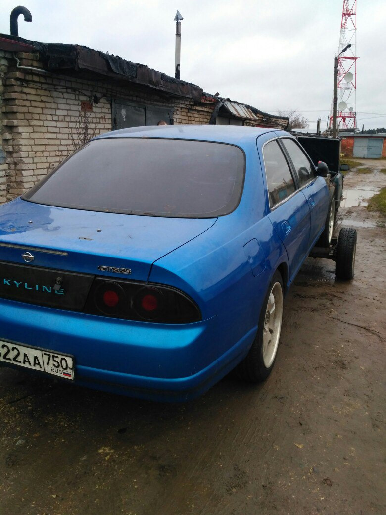 Квест:как перевезти скай или особенности национальной буксировки — Nissan  Skyline (R33), 2,5 л, 1995 года | путешествие | DRIVE2