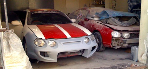 Actually Grandpa Chaim scolded me - Im correcting myself a photo from a paint brushes - Toyota Celica 20 l 1996