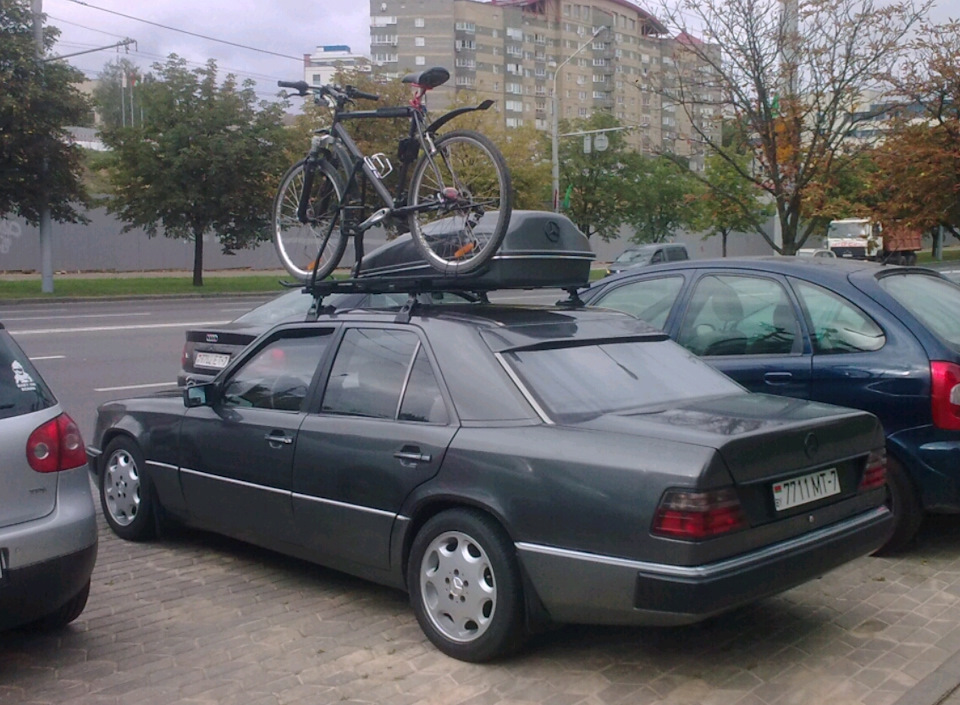 Велобагажник. Своими руками. II. — Mercedes-Benz E-class (W124), 2,5 л ...
