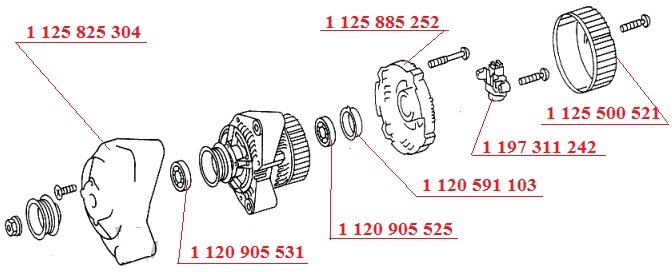 43 10 44 123 22 33. Генератор w123. Ремкомплект генератора Bosch Мерседес. Bosch 1 125 885 242 запчасти для генератора. Генератор Мерседес бош схема.