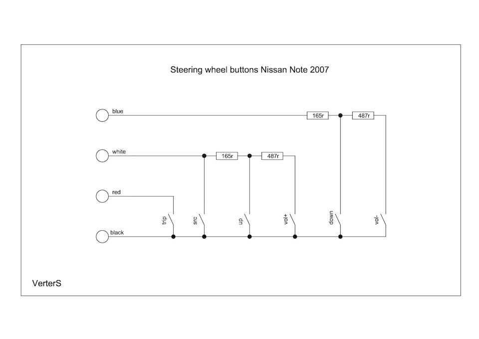 Подключить кнопки на руле ниссан ноут