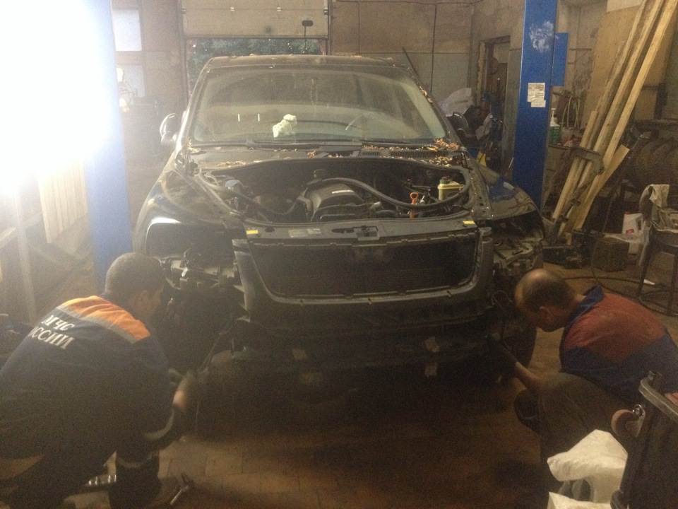 21.07.2014 сборка — Volkswagen Touareg (1G), 2,5 л, 2007 года | своими ...