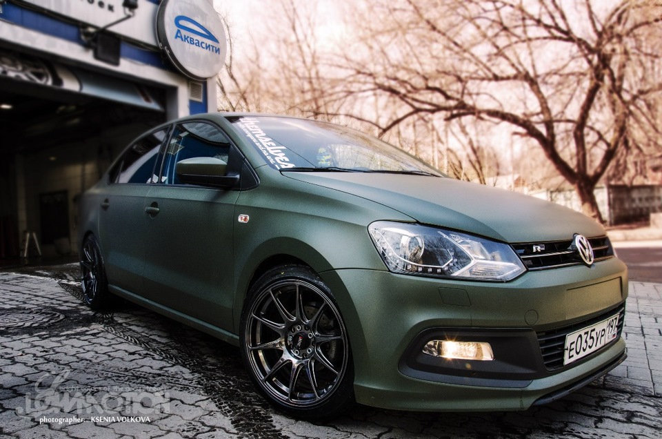 volkswagen polo тюнинг седан