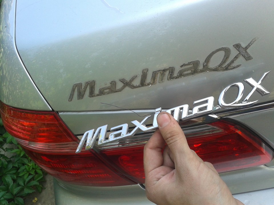 Снятие шильдиков. Шильдик maxima QX. Nissan maxima шильдик. Шильдик Ниссан Максима а33. Эмблема Ниссан Максима QX.