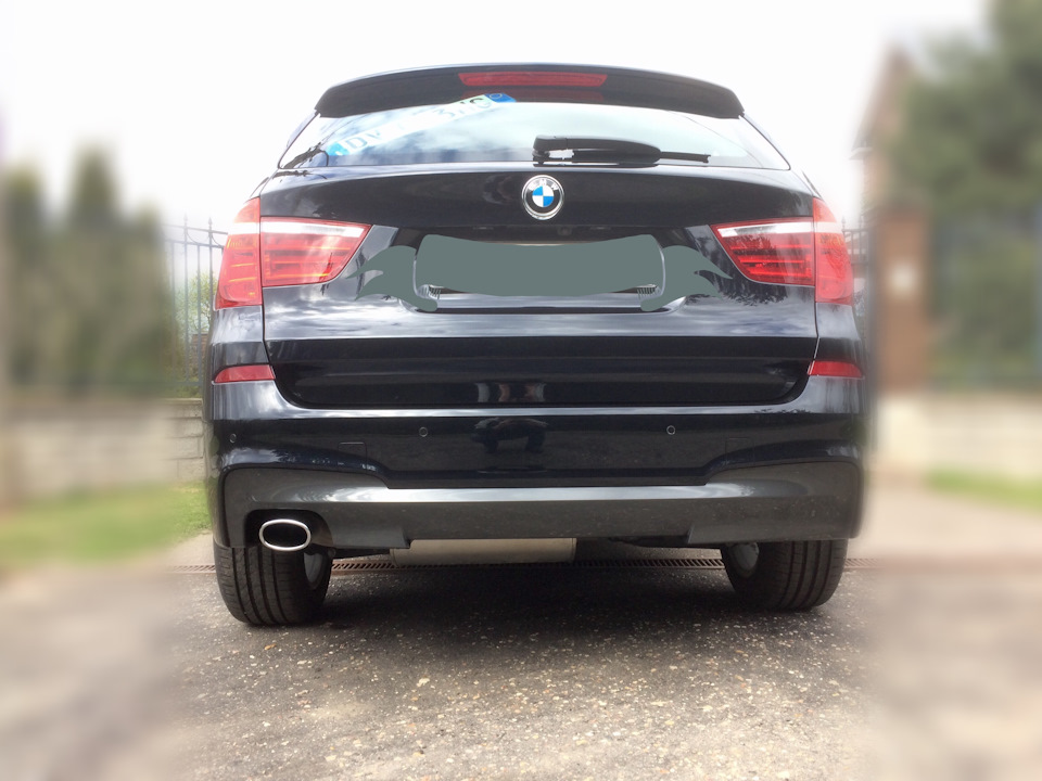 Покраска глушителя — BMW X3 (F25), 2 л, 2016 года | стайлинг | DRIVE2