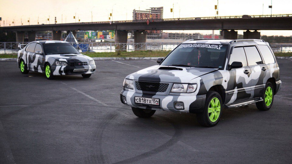 Subaru Forester камуфляж