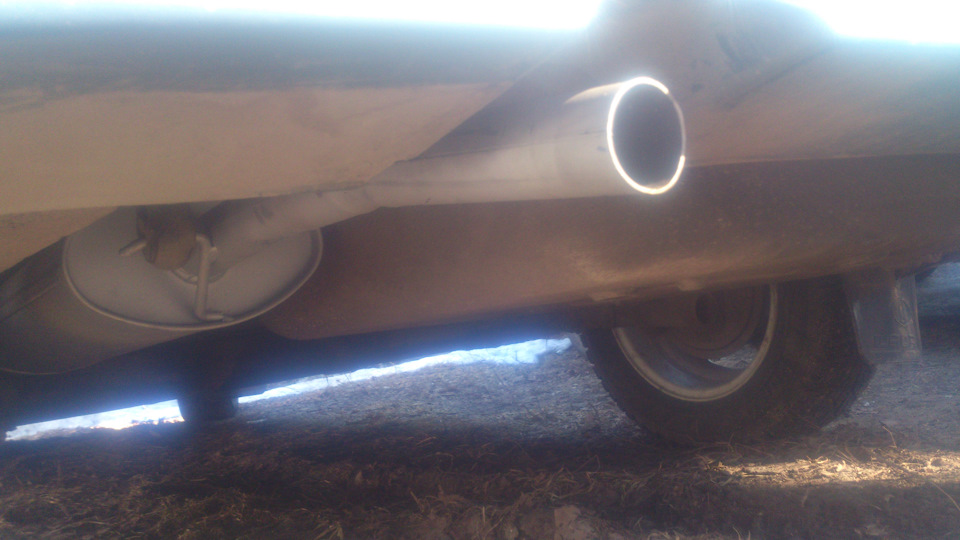 Замена глушителя и уменьшение расхода топлива — Lada 21108, 1,5 л, 2001 ...