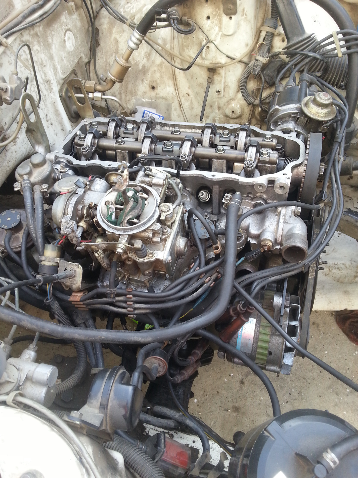 Часть первая: Демонтируем мотор - Nissan Patrol GR II (Y61), 4,2 л, 2001 года св