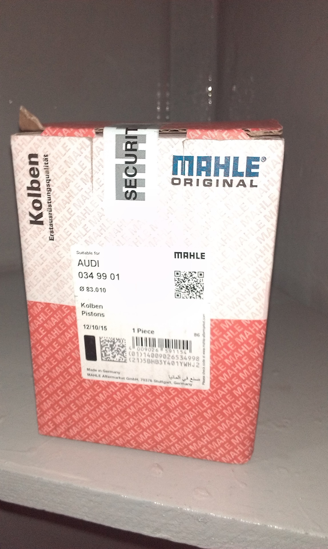 Rl1033 / zekkert. 034 99 01. Поршень knecht/mahle 034 89 02. 034 99 01. Обкатное кольцо сальника коленвала ман 2876.