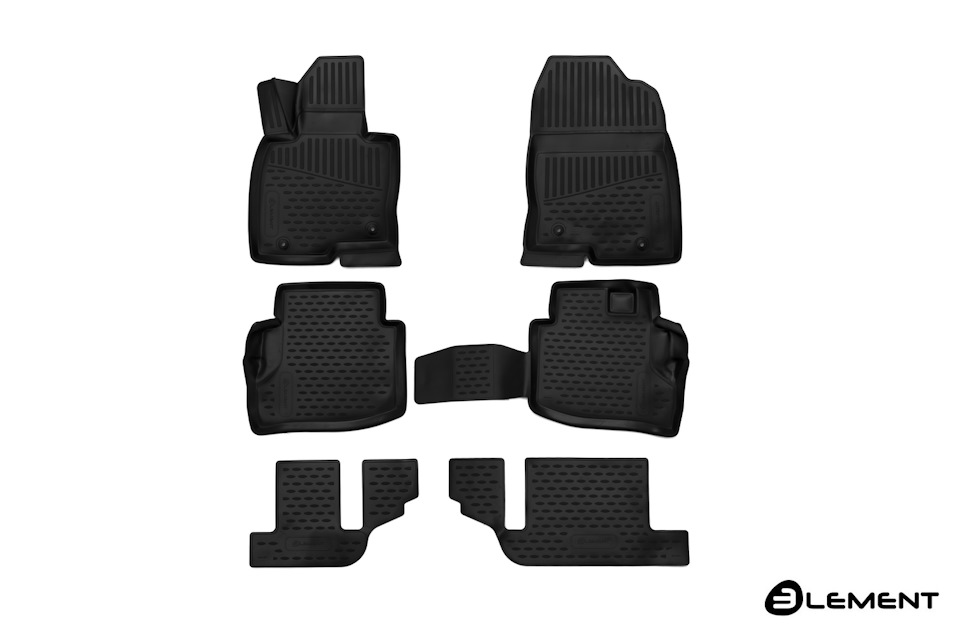 Резиновые коврики (оригинал). — Mazda CX-9 (2G), 2,5 л, 2017 года