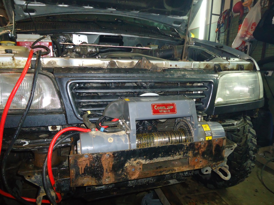 Подготовка к сезону 1. Установка лебедки Come Up 9000i — KIA Sportage ...