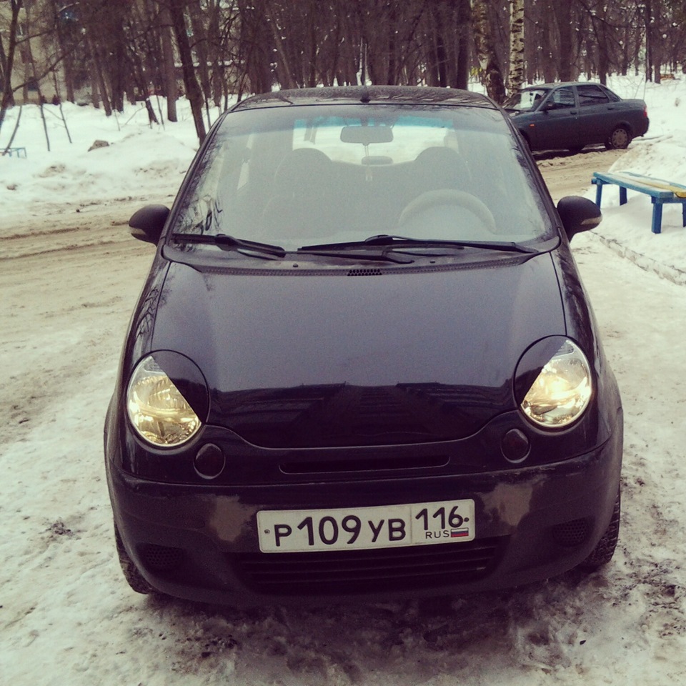 Реснички — Daewoo Matiz (M100, M150), 0,8 л, 2012 года | тюнинг | DRIVE2