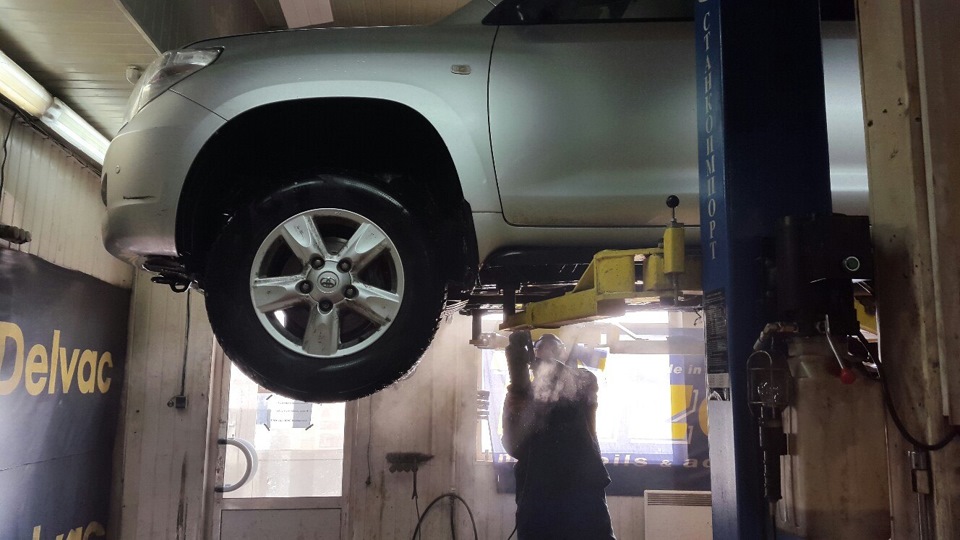 Удаление сажевых фильтров — Toyota Land Cruiser 200, 2010г, 4,2 л ...