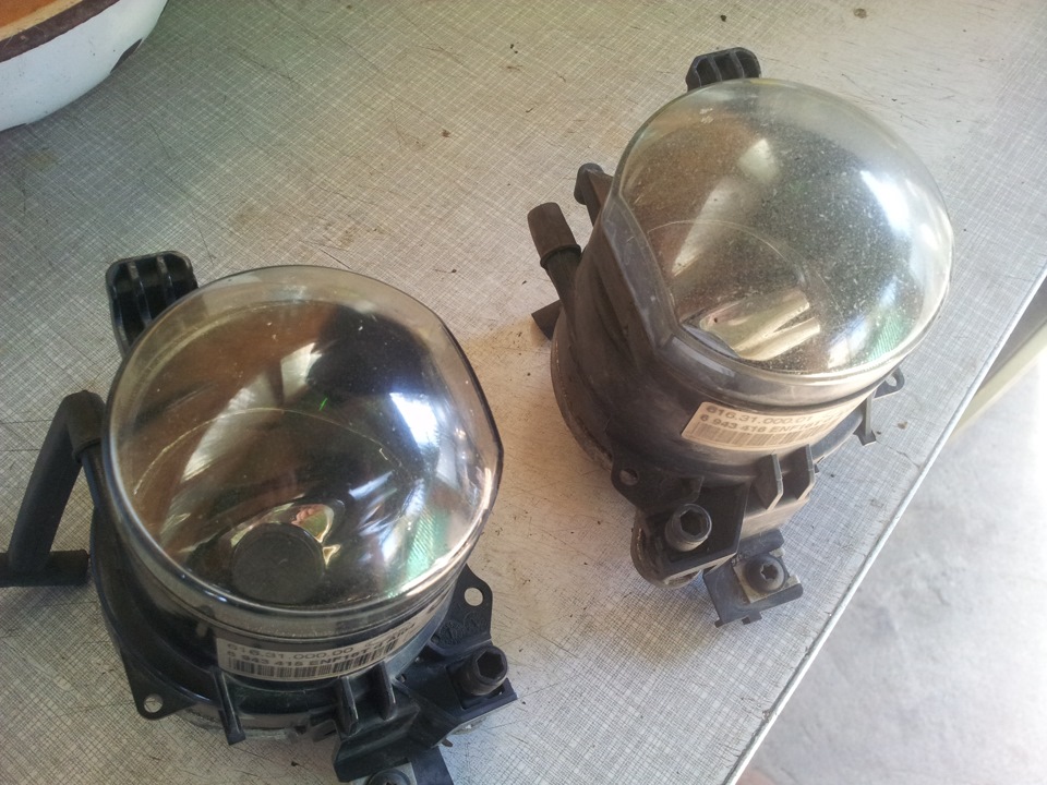 Полировка противотуманок — BMW 7 series (E65/E66), 4 л, 2005 года ...