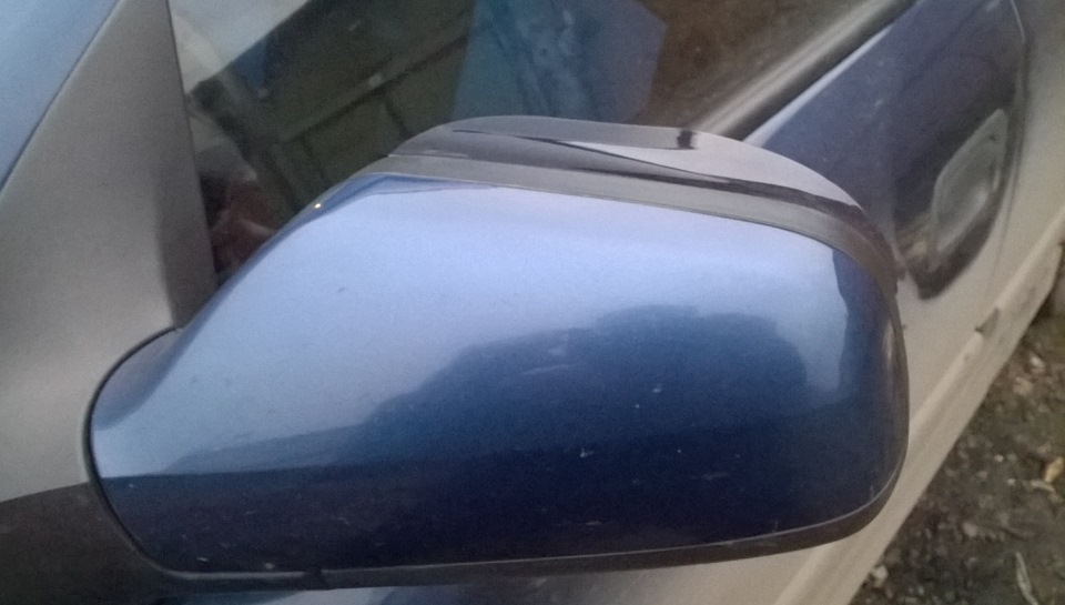 Дефлекторы на зеркала заднего вида — Opel Astra G, 1,4 л, 2002 года ...