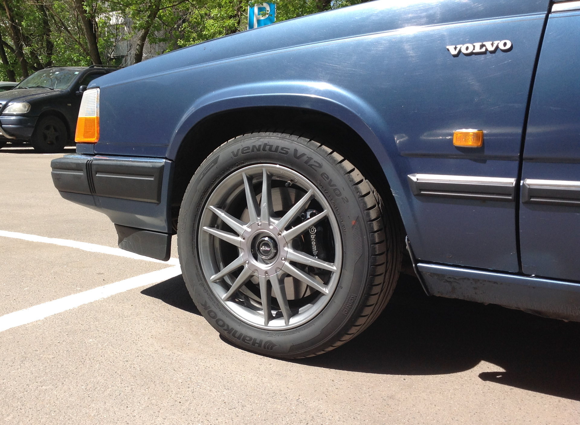 Передние тормоза Brembo от МВ W220. — Volvo 760, 4 л, 1987 года | тюнинг |  DRIVE2