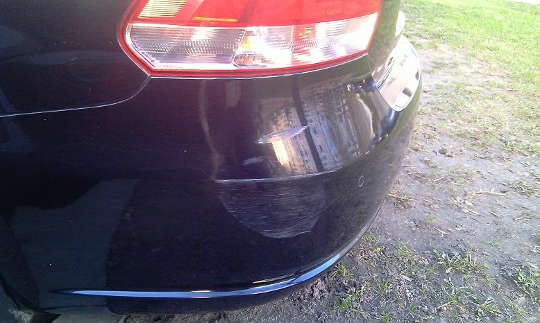 Снова притерли бампер — Volkswagen Polo Sedan, 1,6 л, 2011 года ...