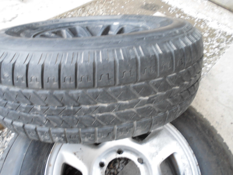 Шины всесезонные Michelin 255/75 R15, литые диски ММС 9,5Jx15 ET10 ...
