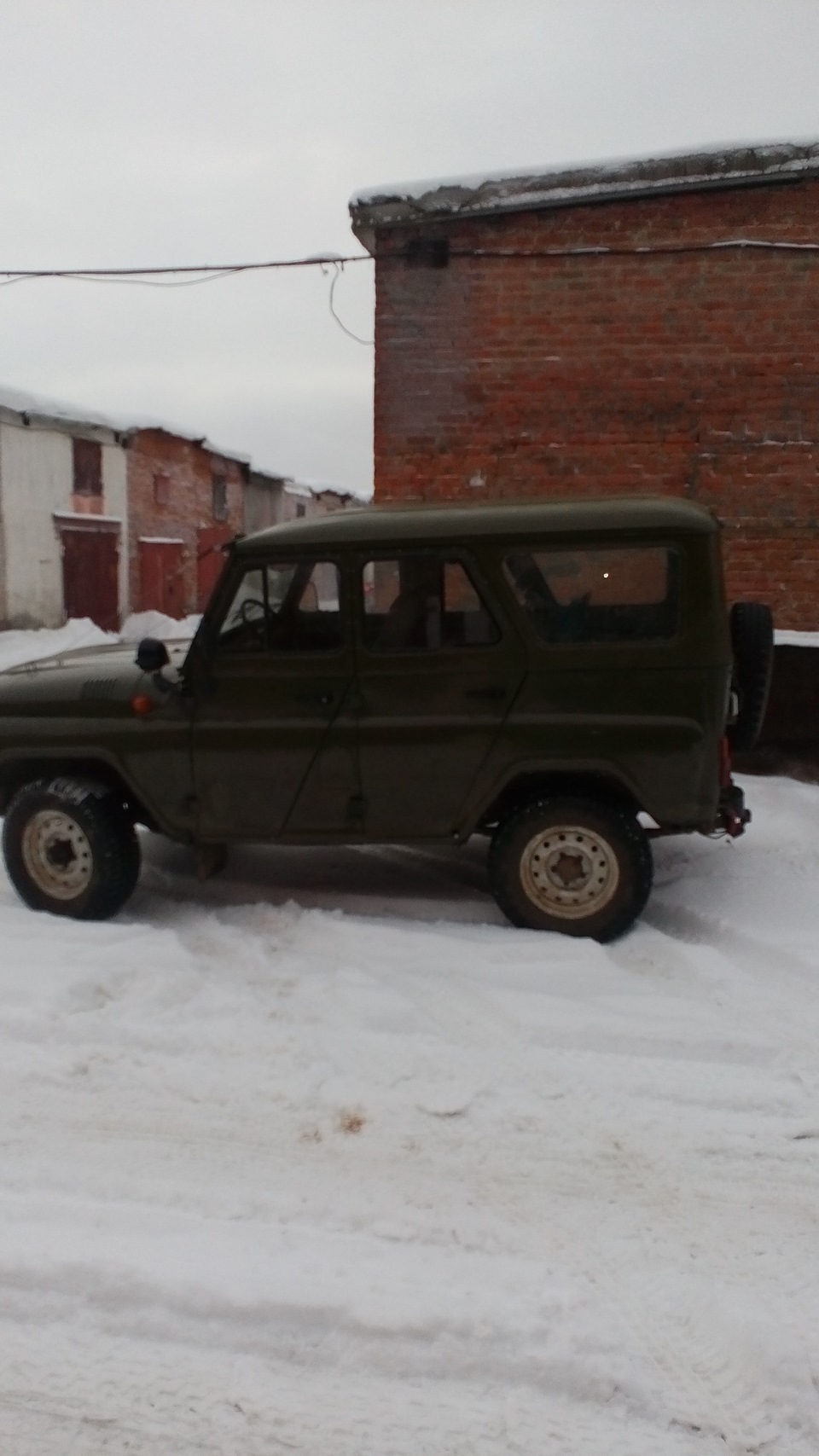 Дисковые передние тормоза на гражданский мост УАЗ+установка железной ...