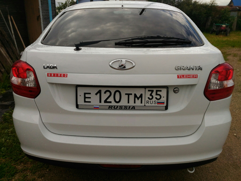 Photo from the logbook Lada Granta liftback (1G)