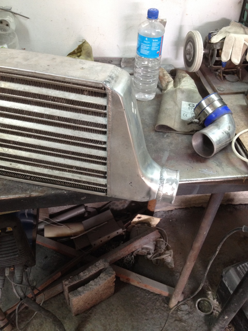 Сварка Интеркулера, Восстановление креплений на ДВС — Toyota Corona ...