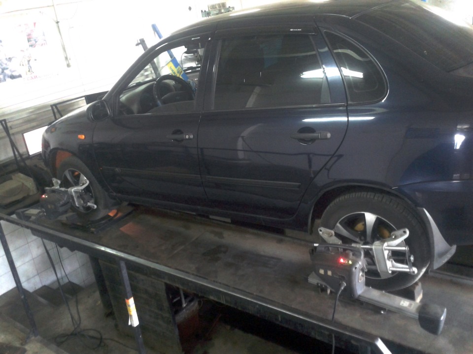 развал схождение — Lada Калина седан, 1,6 л, 2012 года | визит на ...