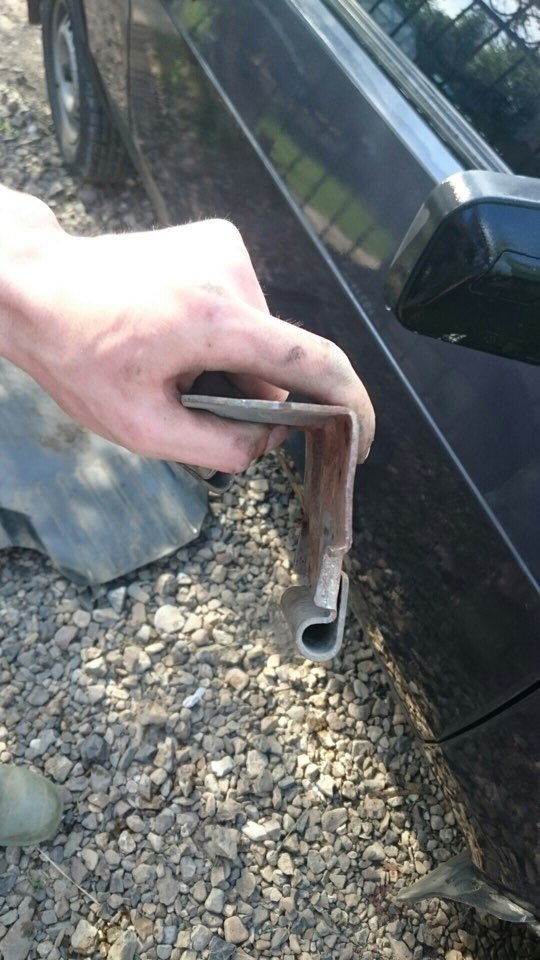 Выпрямление бампера и белые поворотники. Часть 1 — DRIVE2