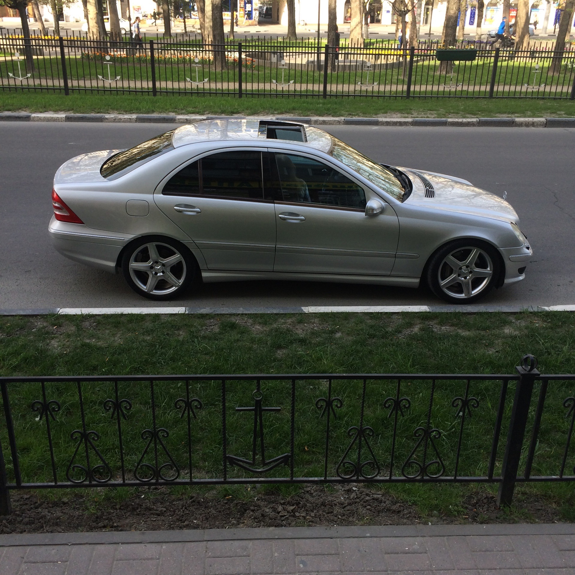 Матовый графит Мерседес w203