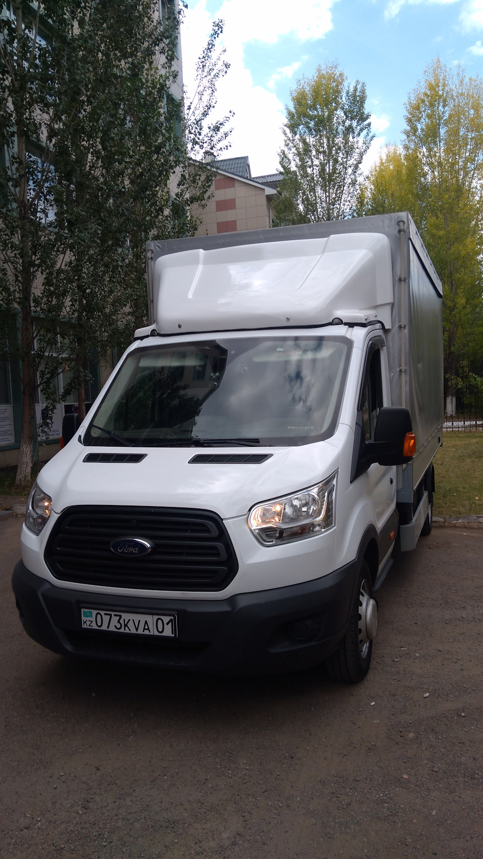 Обтекатель (Спойлер) — Ford Transit (8G), 2,2 л, 2014 года | аксессуары |  DRIVE2