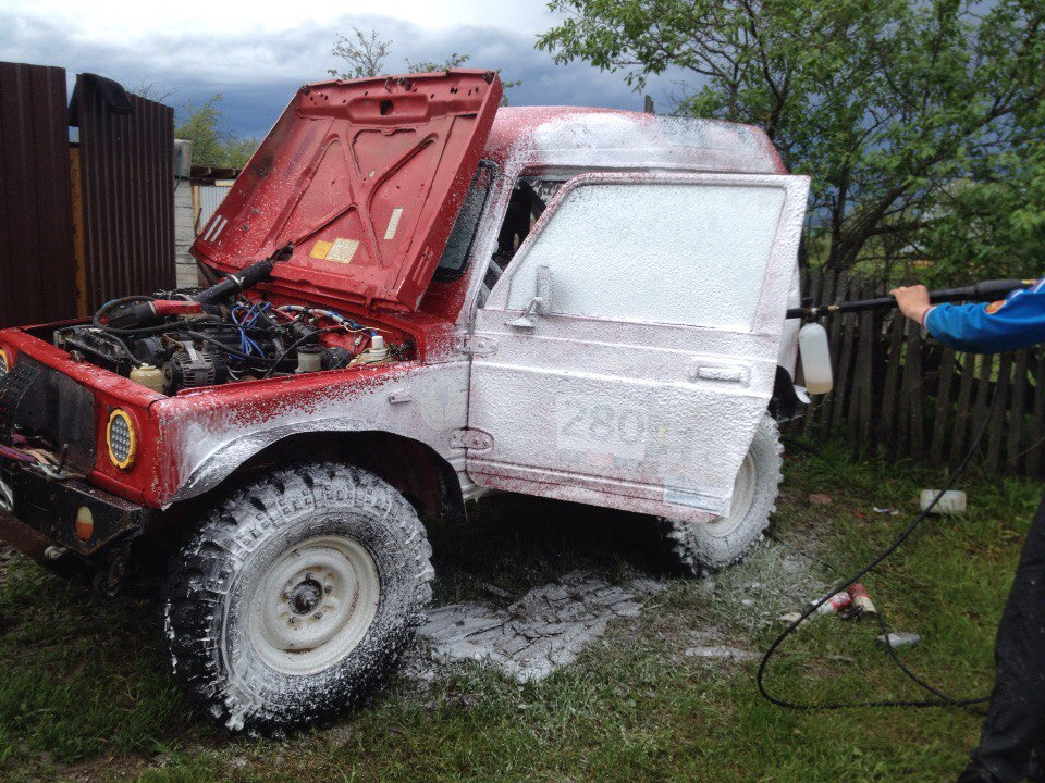 Отмылись после отборочного этапа на финал ДОСААФ — Suzuki Samurai, 1,3 ...