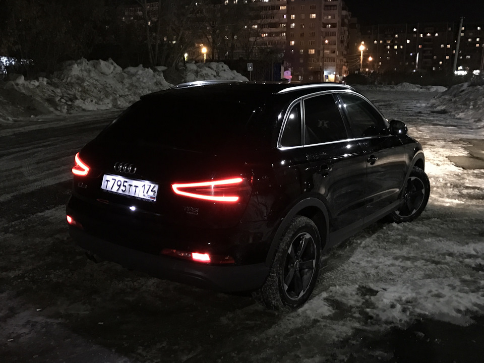 Audi q5 черный дым