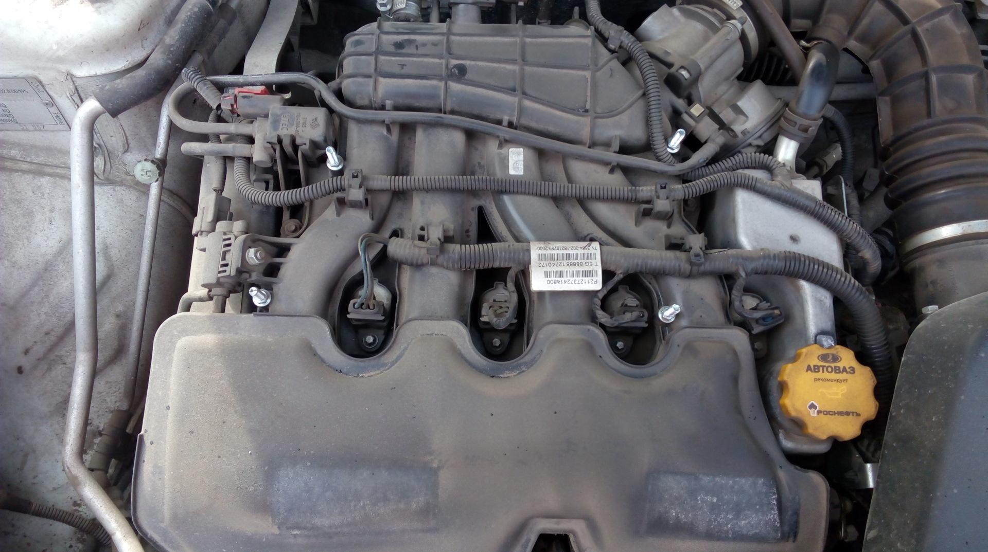 Замена катушки и клапана адсорбера — Lada Приора универсал, 1,6 л, 2014 ...