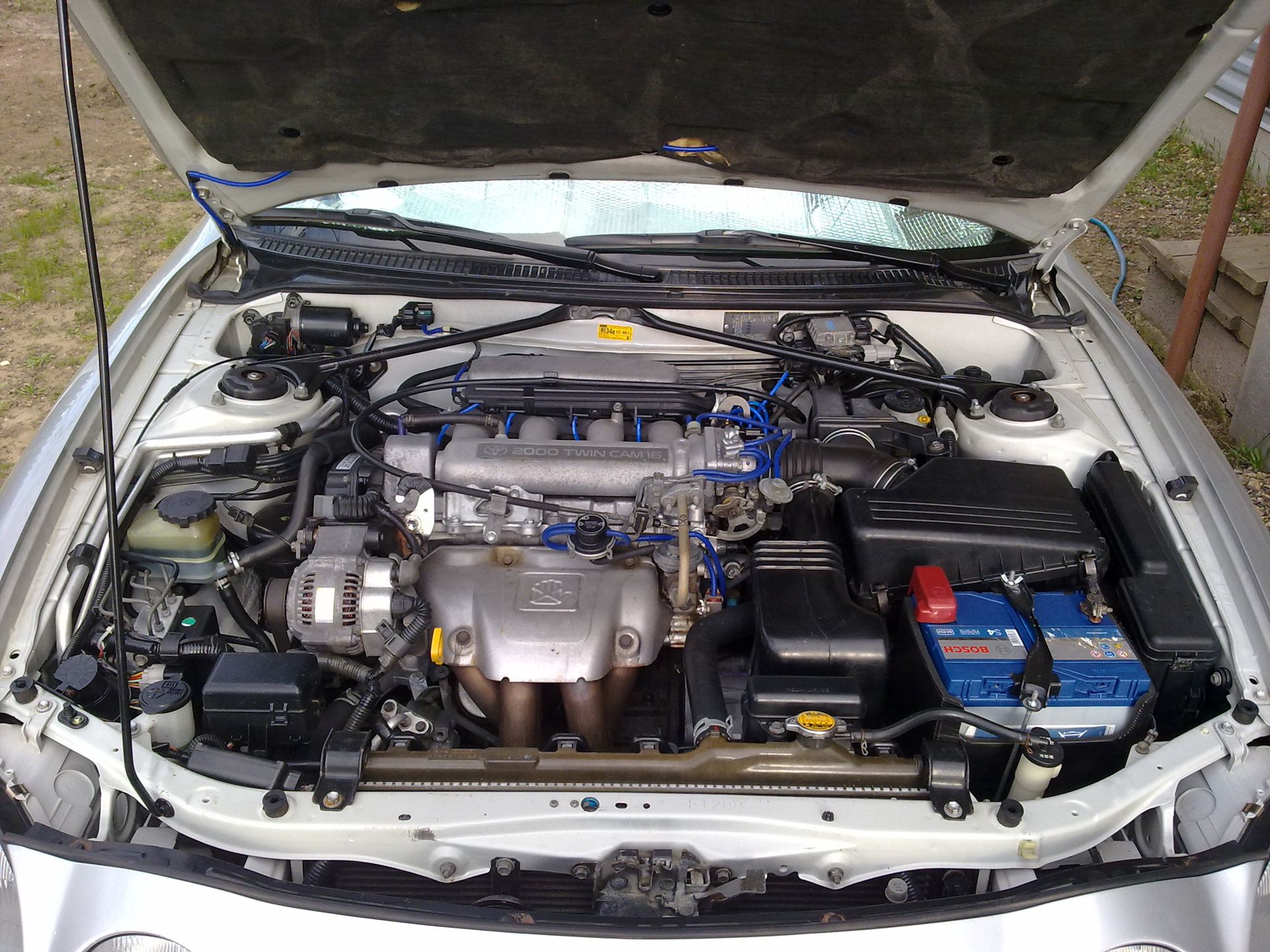 Как снять двигатель на toyota celica st205