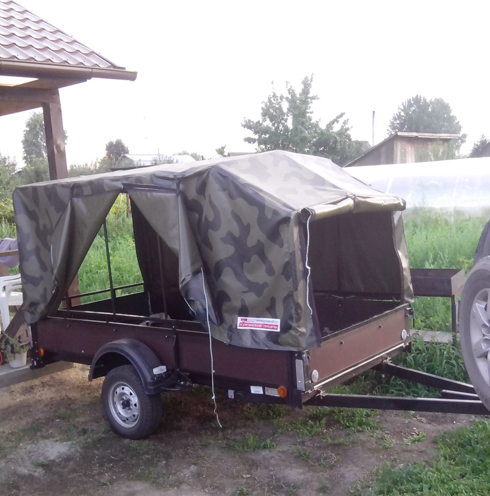 Жилой модуль в прицеп (кемпер) — Mitsubishi Pajero (3G), 3,5 л, 2005 ...