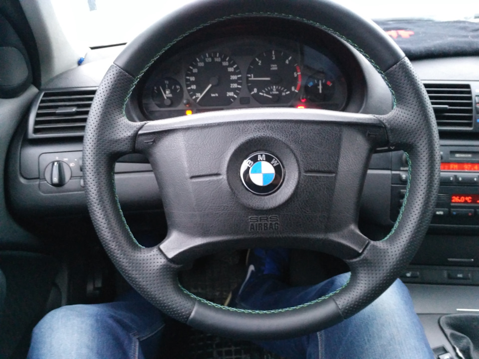 Перетяжка руля) — BMW 3 series (E46), 2 л, 1999 года | стайлинг | DRIVE2