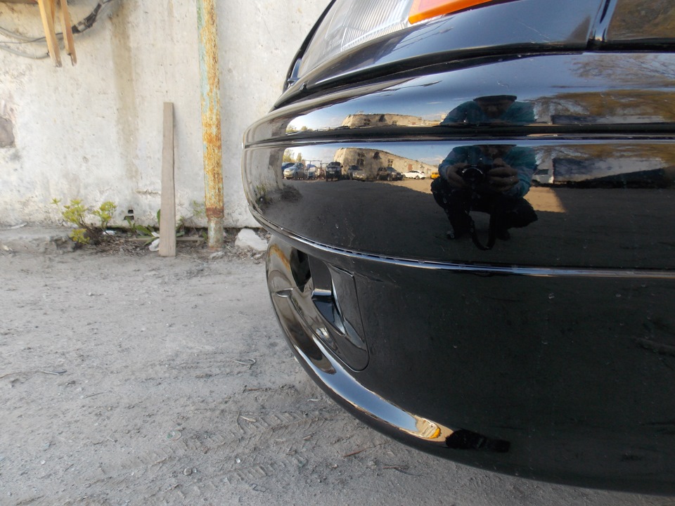 Бампер передний Самара с ПТФ — Lada 2114, 1,5 л, 2010 года | кузовной ...