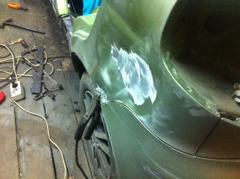 немного креатива когда жалко денег на подбор краски) — DRIVE2