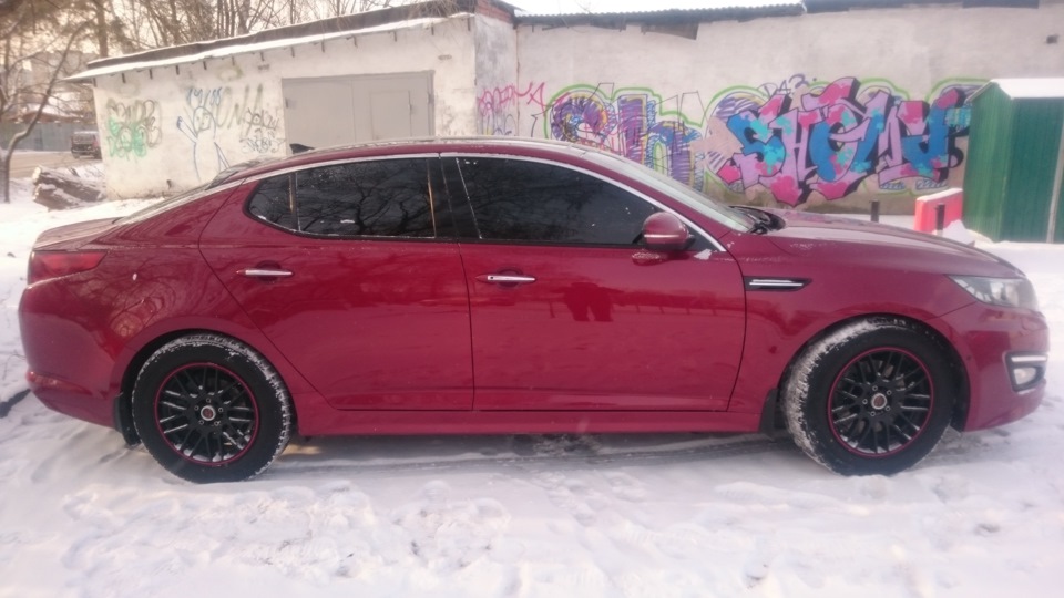 Спойлер на заднее стекло — KIA Optima (3G), 2,4 л, 2012 года | тюнинг ...