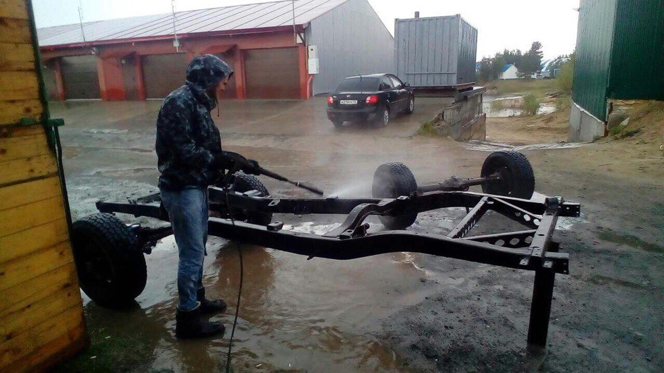 Восстановление рамы Ч.1 — УАЗ 31514, 2,4 л, 1996 года | своими руками ...