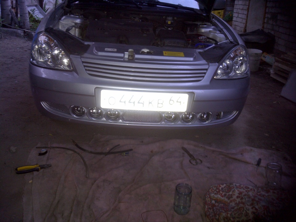 13) 6 туманок на приоре! давно хотел давно мечтал. — Lada Приора ...