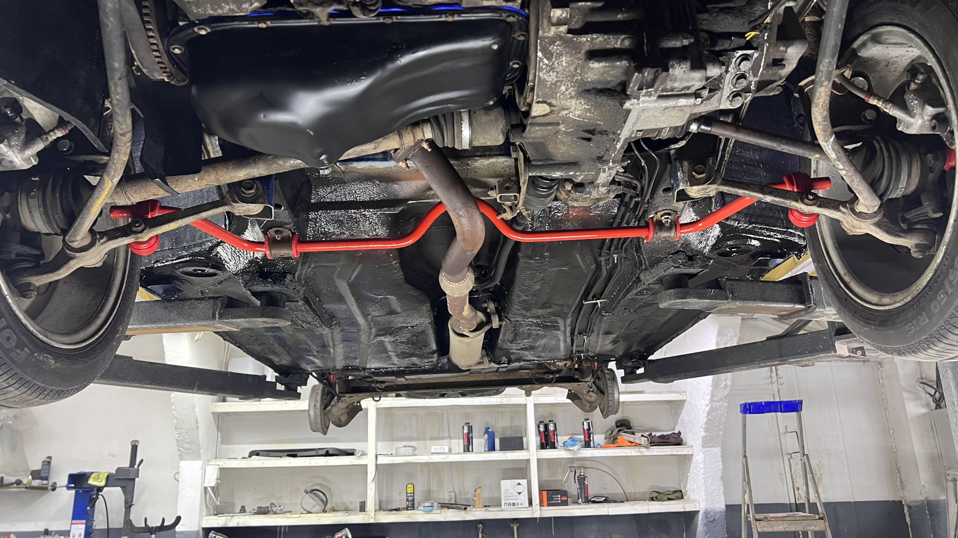 # 20 Прокачка тормозов, прокладка поддона — Lada 21124, 1,6 л, 2007 ...