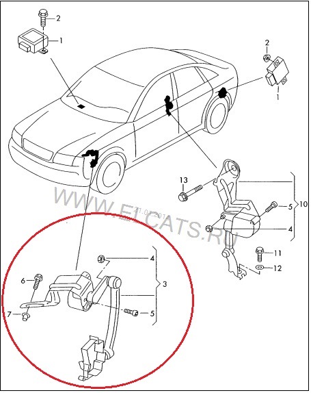 Audi датчик g525