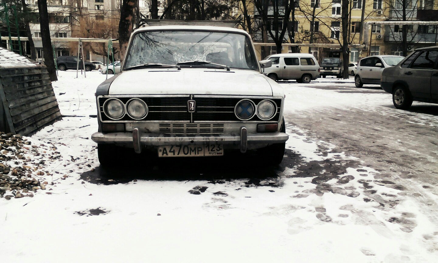 Моднейшая решетка и Шнива пружины — Lada 2103, 1,7 л, 1974 года ...