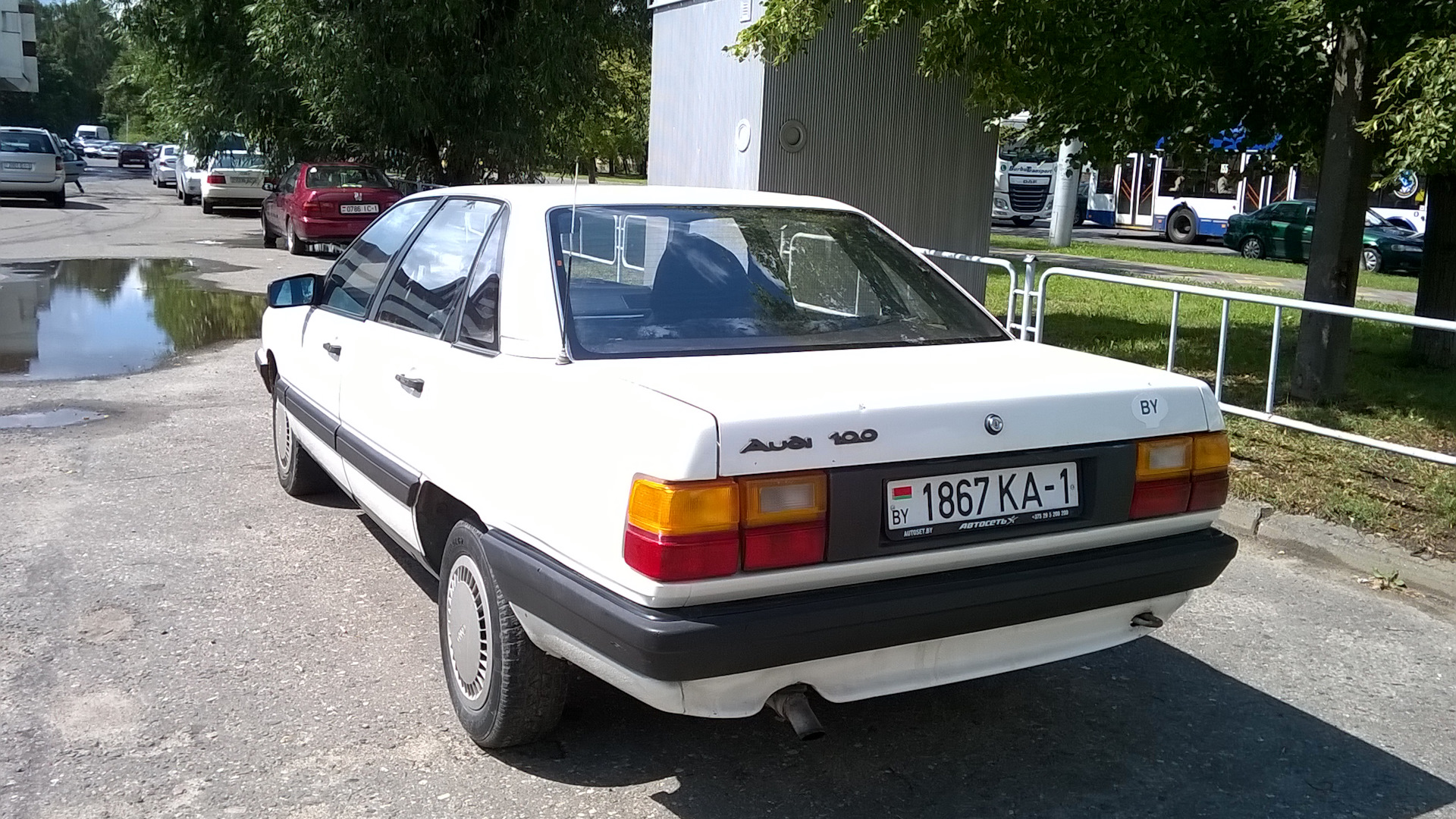 Audi 100 (C3) 1.8 бензиновый 1984 | Белая краСОТКА! на DRIVE2