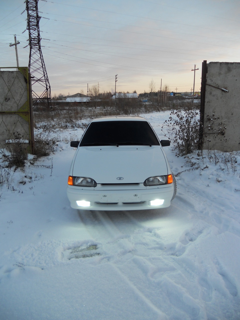 ВАЗ 2114 БПАН белая бункер